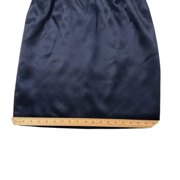 J. CREW 100% Silk Strapless Cocktail Sheath Mini Dress Blue. Size 6… - Picture 12 of 14